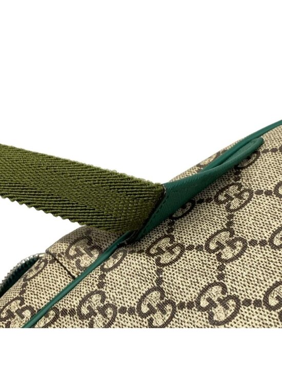 Gucci Backpack Children\'s GG Supreme Beige Green Multi Beetle Print main image 7